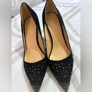 Badgley Mischka Elegant Black Formal High Heels. Size 8.5.